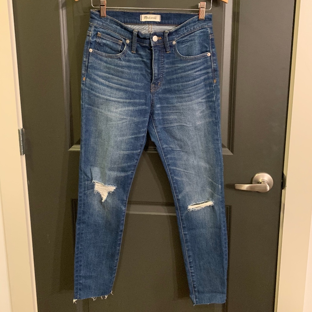 Madewell 9" High-Rise Skinny Crop Jeans - Size 27